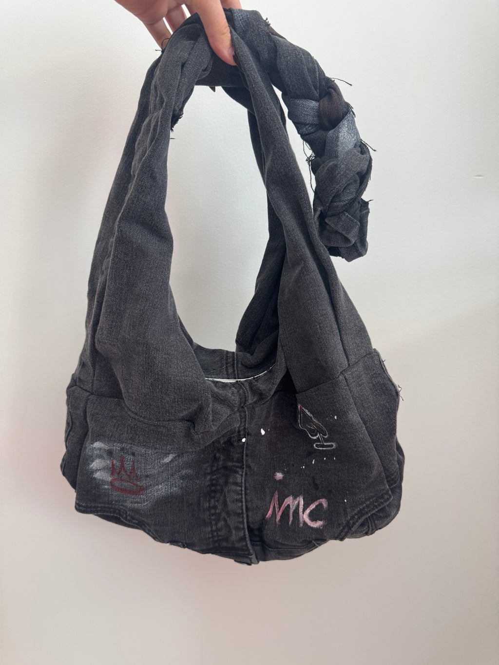 BAYLA Black Denim Graffiti