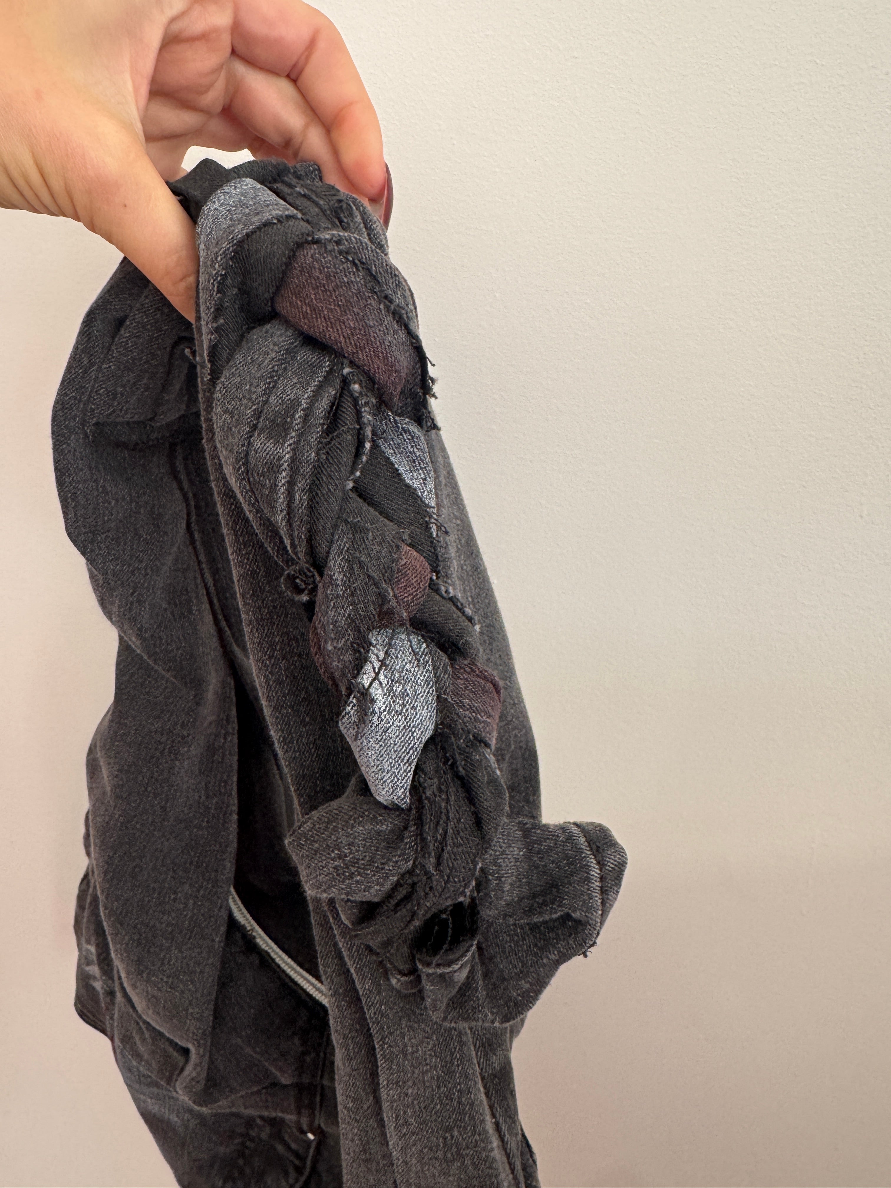 BAYLA Black Denim Graffiti