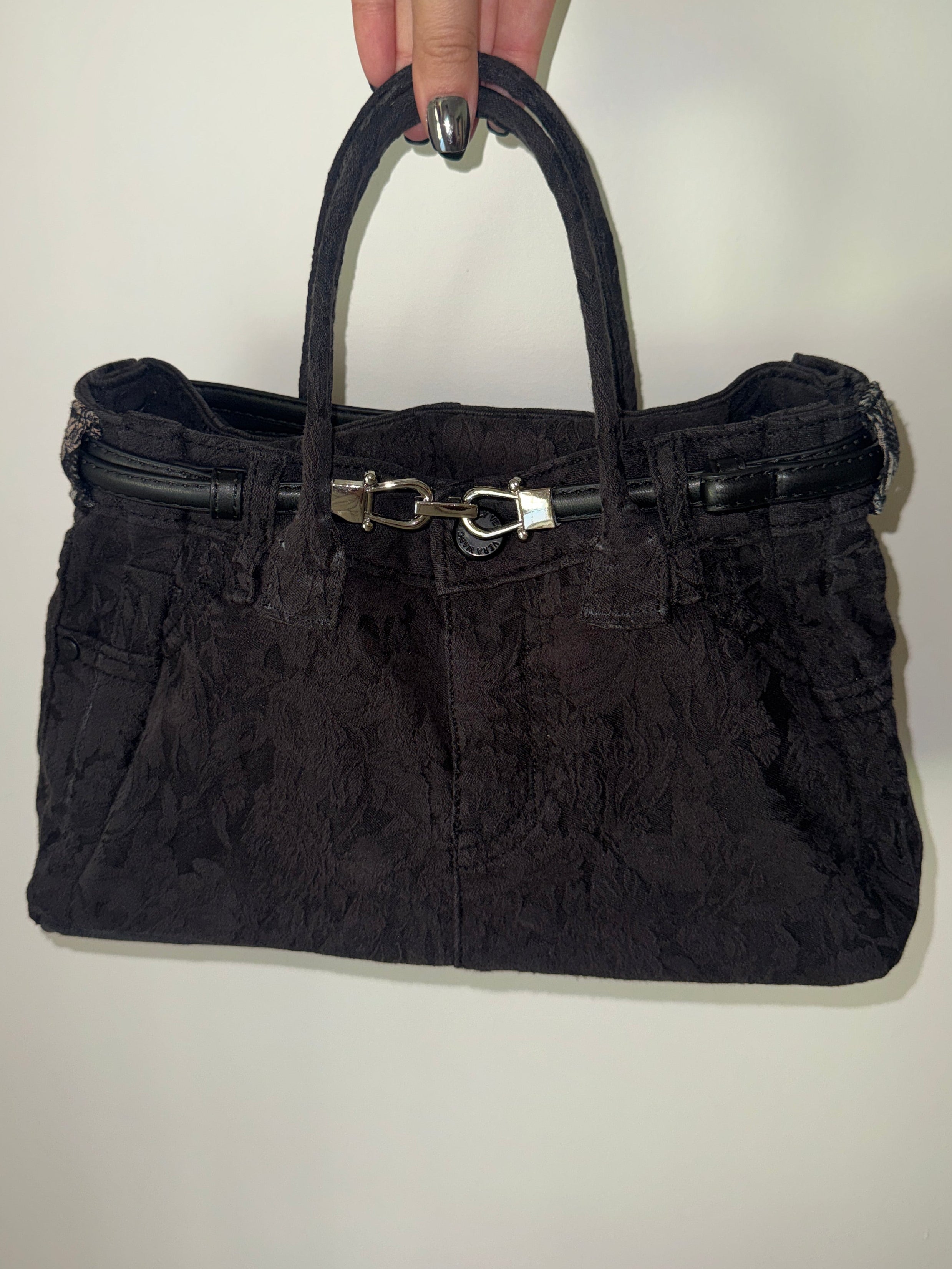 Tigress Black Floral Tote