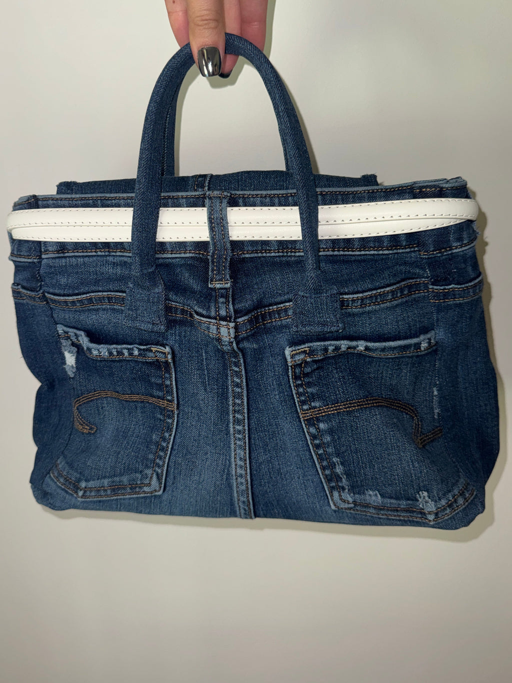 Tigress Blue Denim Tote