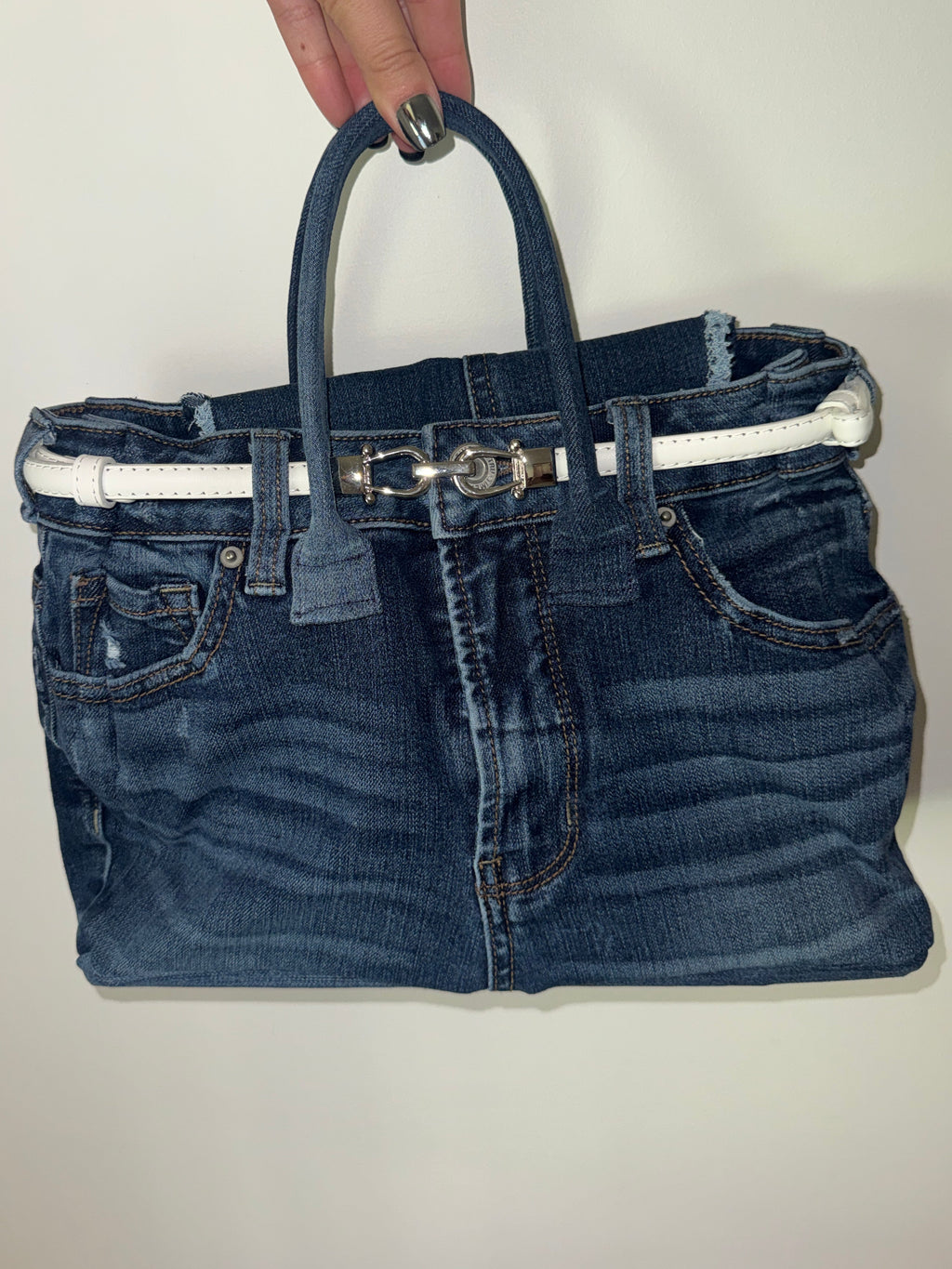 Tigress Blue Denim Tote