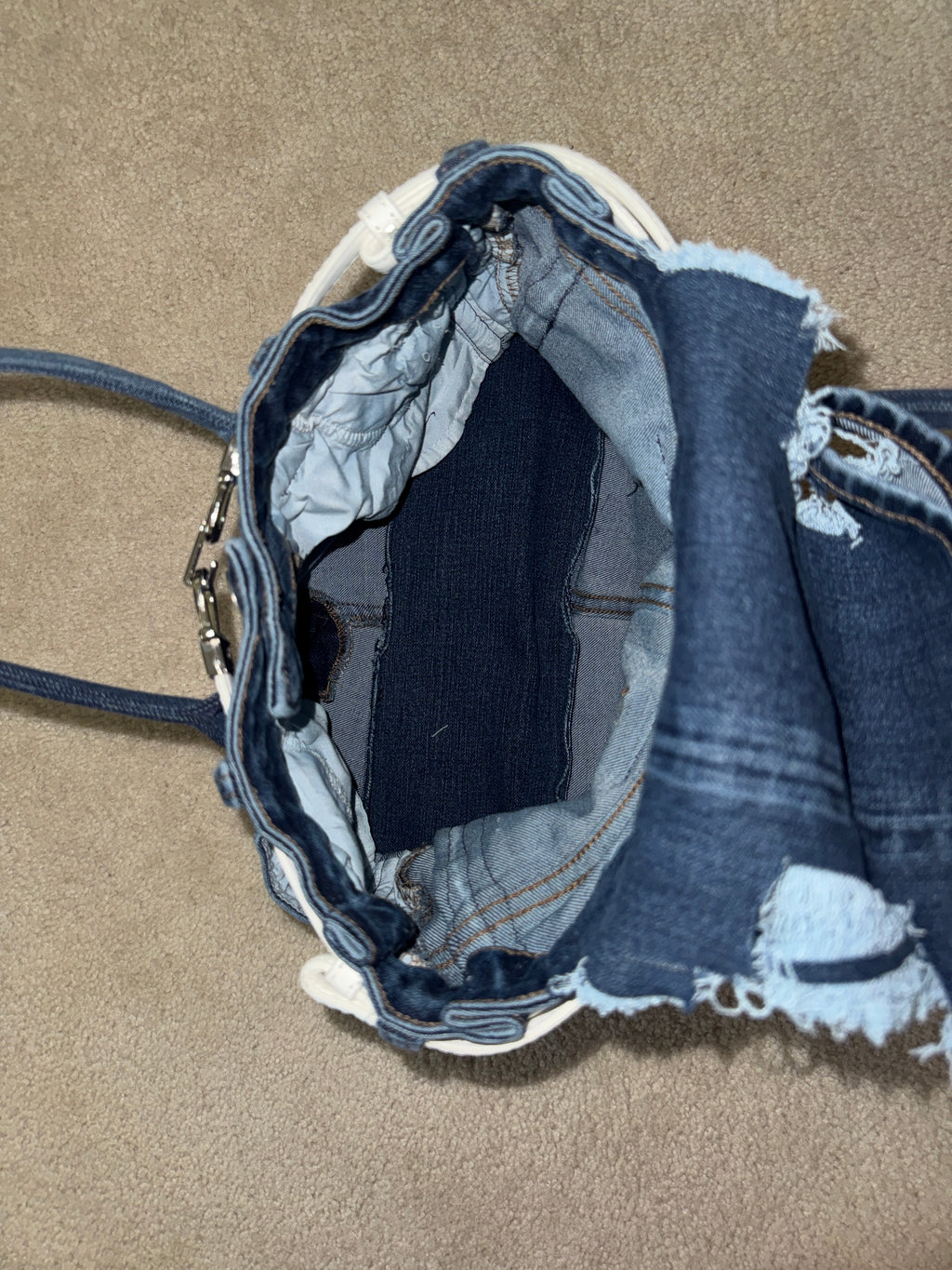 Tigress Blue Denim Tote