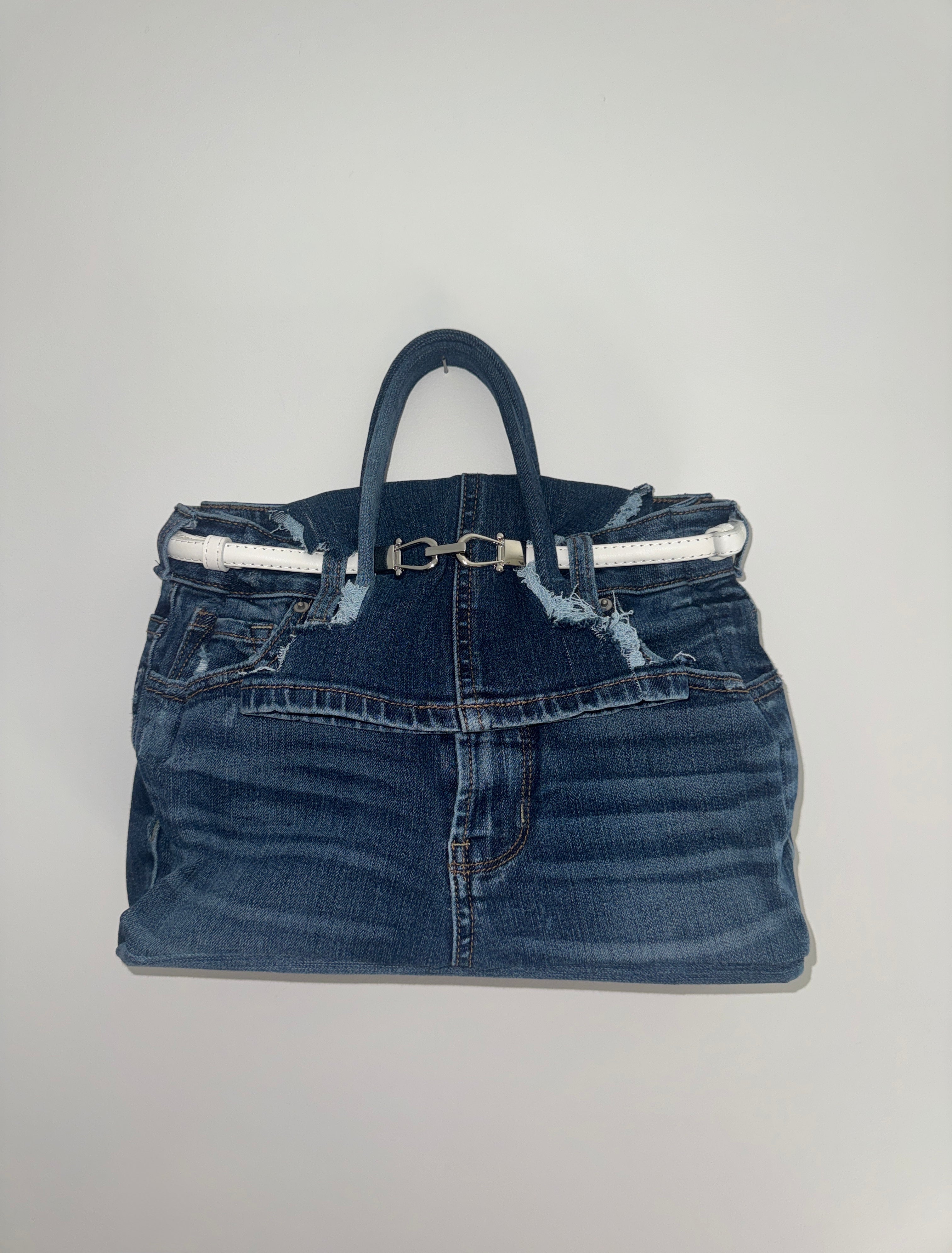 Tigress Blue Denim Tote