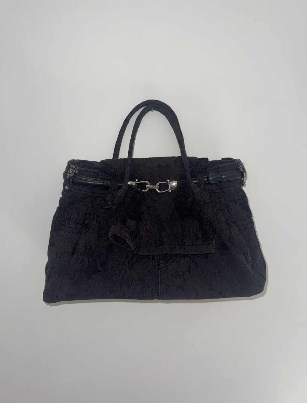 Tigress Black Floral Tote