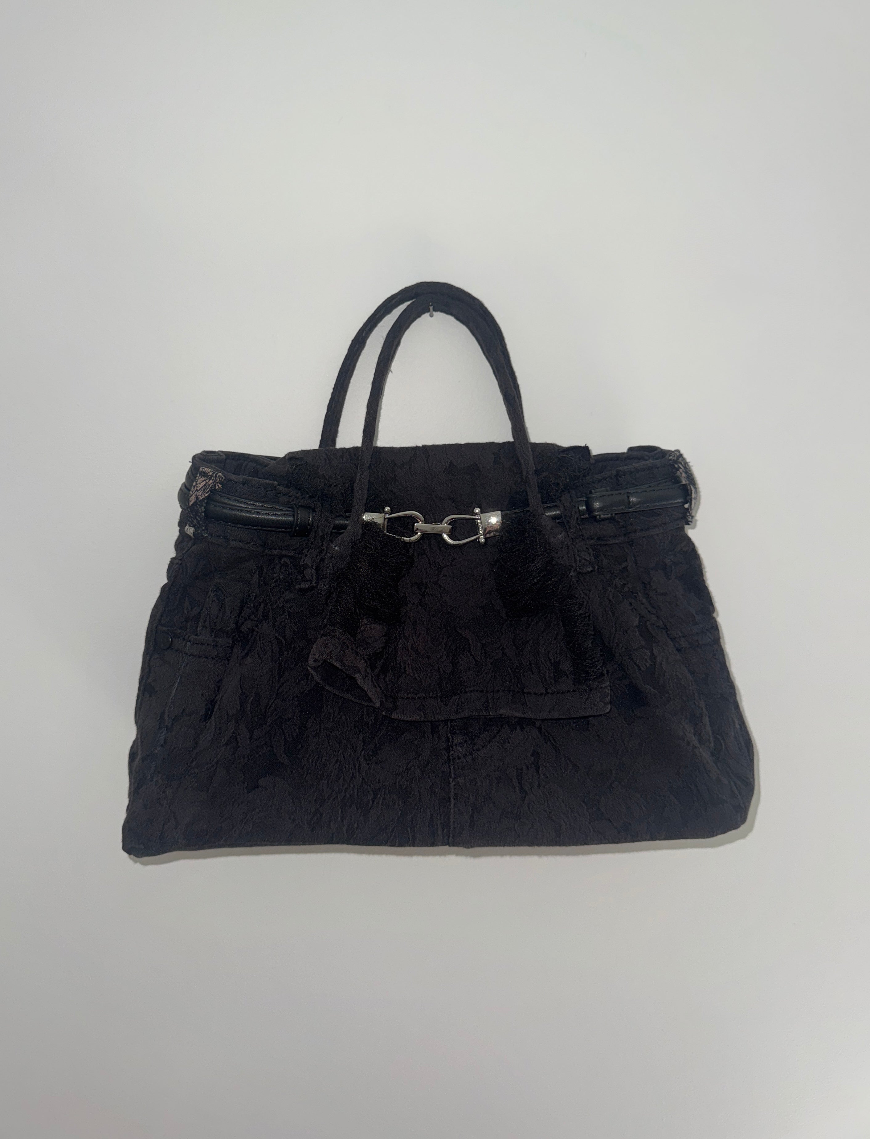 Tigress Black Floral Tote