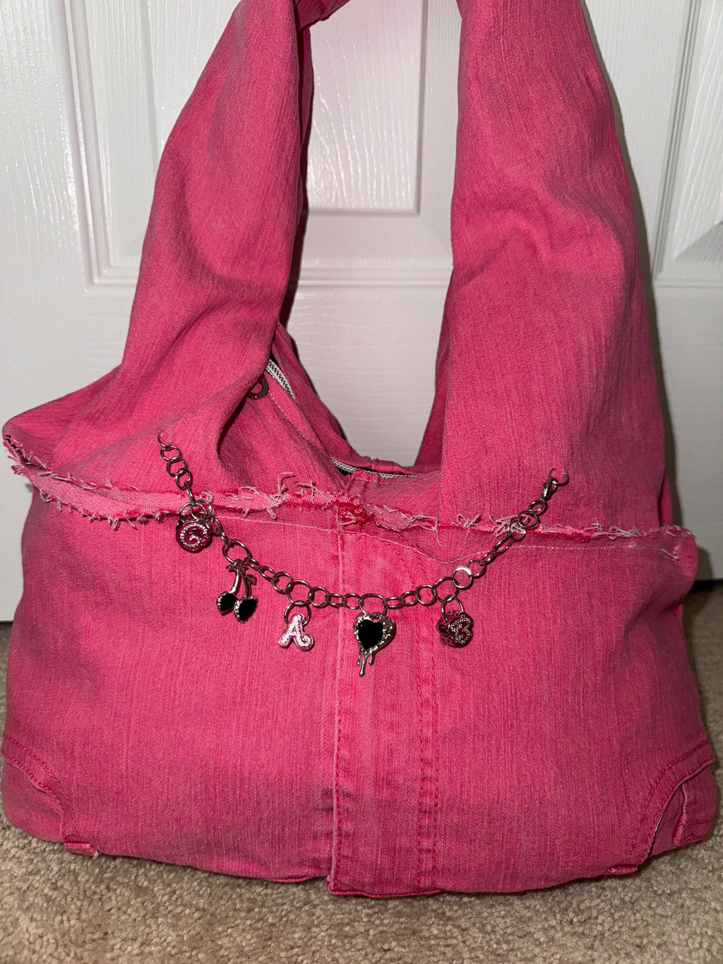 BAYLA Hot Pink Denim