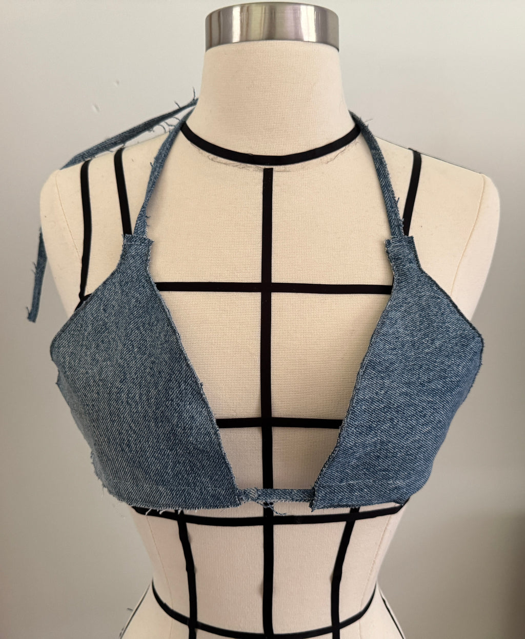 DDenim TwoTone Bra Top