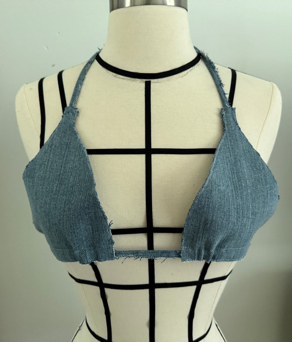 DDenim Light Bra Top