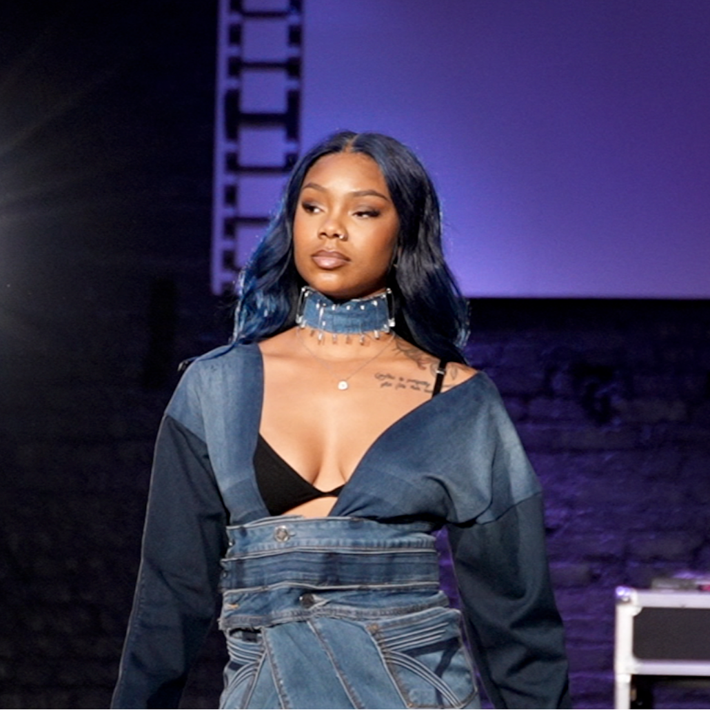 Custom Thick Denim Choker